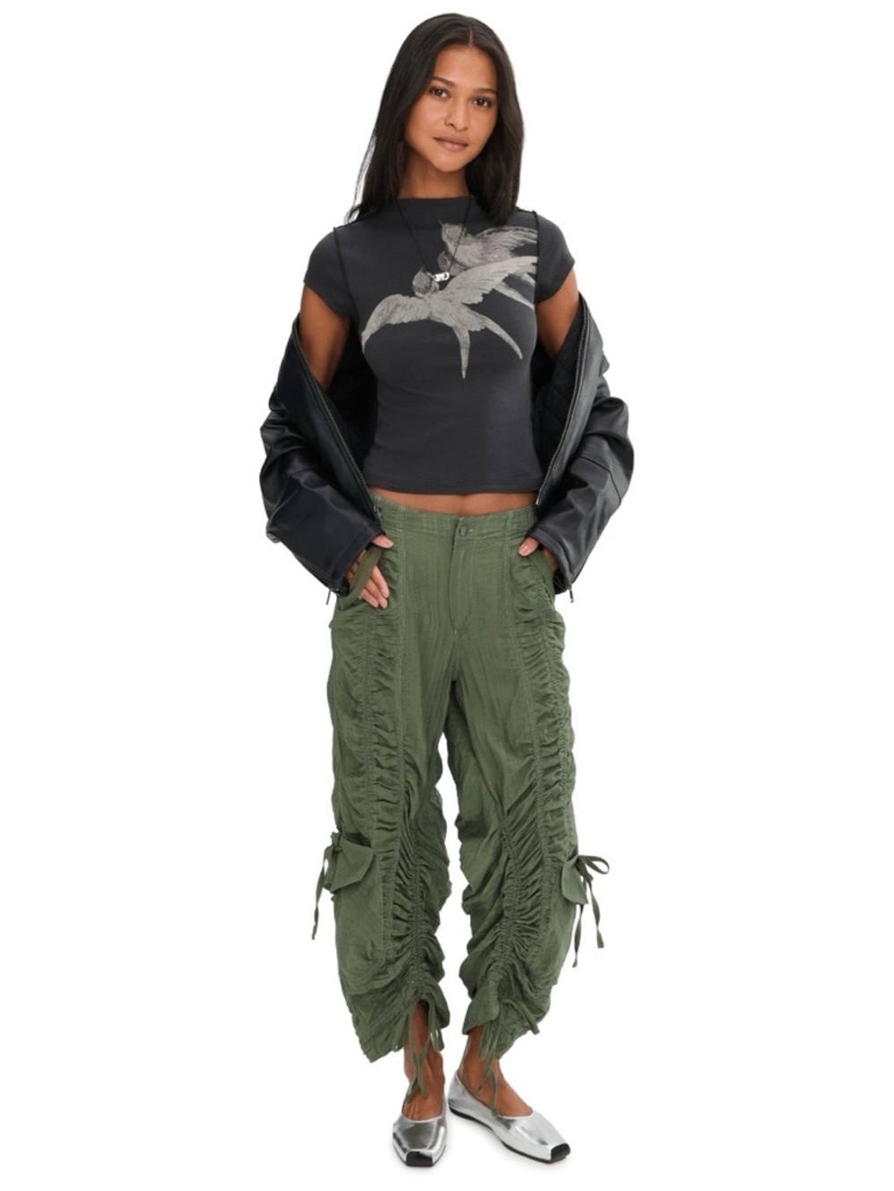 Free People Scorpio Shirred pants